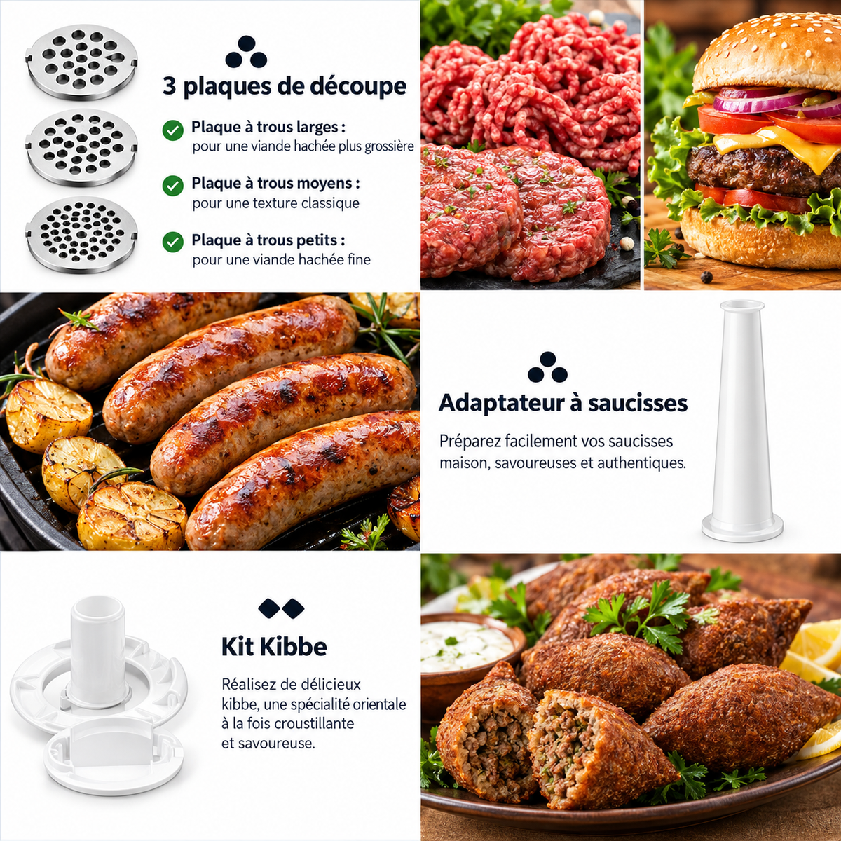 Hachoir Electrique + PDF de recettes